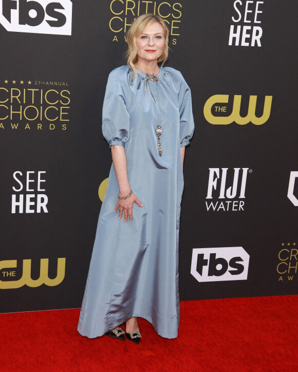 Kirsten Dunst - 27e édition des Critics Choice Awards à Los Angeles, le 13 mars 2022.