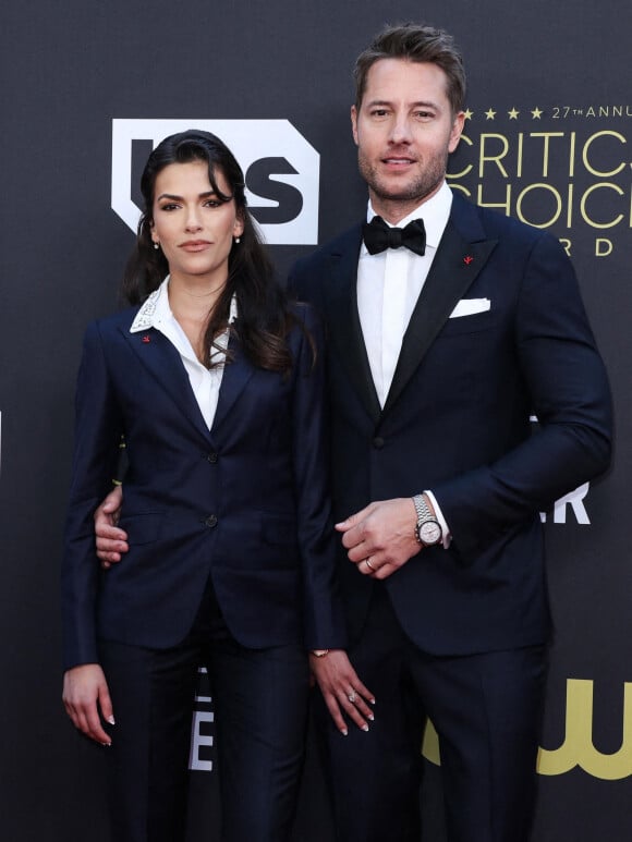 Sofia Pernas, Justin Hartley - 27e édition des Critics Choice Awards à Los Angeles, le 13 mars 2022.