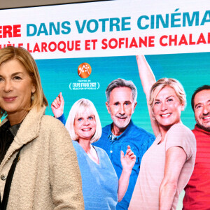 Exclusif - Michèle Laroque assiste à l'avant-première du film "Alors on Danse", au cinéma Pathé Gare du Sud. Nice, le 19 février 2022. © Bruno Bebert / Bestimage