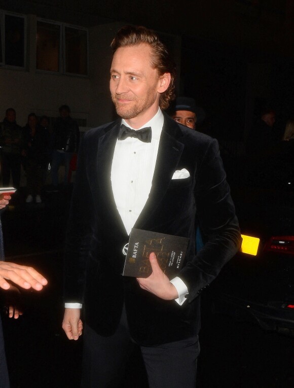 Tom Hiddleston au dîner de gala des BAFTA à Londres, le 11 mars 2022.