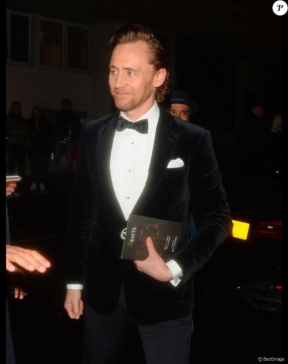 Tom Hiddleston au dîner de gala des BAFTA à Londres, le 11 mars 2022.