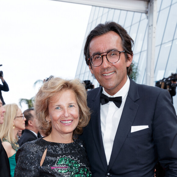 Info - Iris Knobloch, élue présidente du festival de Cannes - Iris Knobloch, présidente de Warner France, et son compagnon François Breavoine - Montée des marches du film « Le Grand Bain » lors du 71ème Festival International du Film de Cannes. Le 13 mai 2018 © Borde-Jacovides-Moreau/Bestimage  Red carpet for the movie « Sink Or Swim » during the 71th Cannes International Film festival. On may 13th 2018 