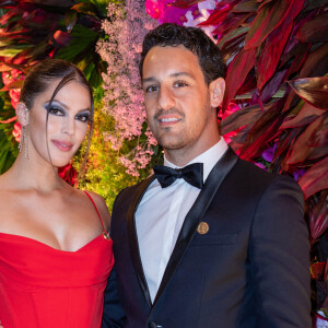 Exclusif - Iris Mittenaere et son compagnon Diego El Glaoui - Dîner gala de l'association "Children of Africa" à Abidjan, le 11 mars 2022. © Olivier Borde / Bestimage