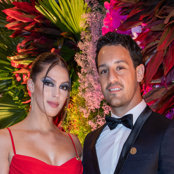 Exclusif - Iris Mittenaere et son compagnon Diego El Glaoui - Dîner gala de l'association "Children of Africa" à Abidjan, le 11 mars 2022. © Olivier Borde / Bestimage