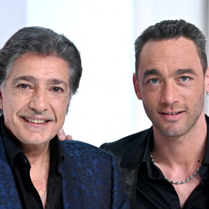 Exclusif - Frédéric Francois et Jean-Baptiste Guegan - Enregistrement de l'émission Vivement dimanche au studio Gabriel, presentée par Michel Drucker et diffusée le 20 mars 2022 sur France 2. © Guillaume Gaffiot / Bestimage