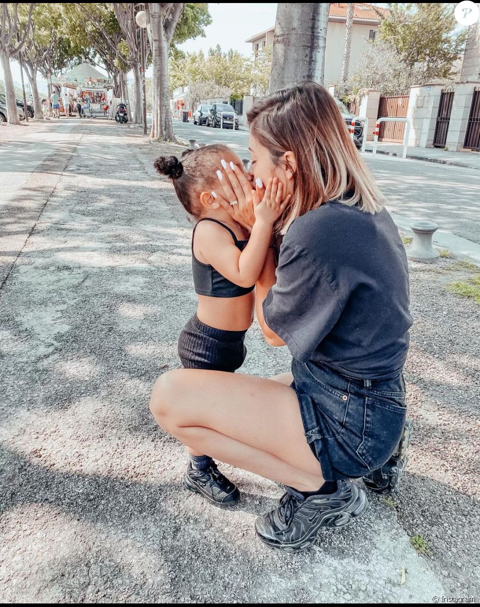 Anaïs Camizuli et sa fille Kessi, mai 2021