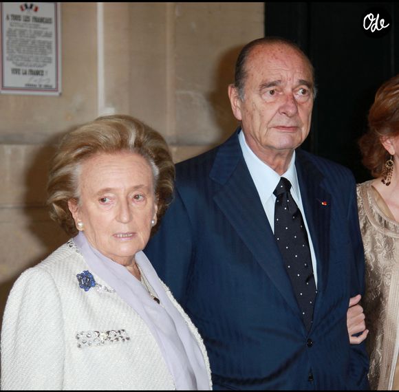 Bernadette Chirac, ancienne Première dame et figure emblématique des Pièces Jaunes, est décédée.

Bernadette Chirac et Jacques Chirac - Mariage de Claude Chirac et Frédéric Salat-Baroux à la mairie du VIe arrondissement de Paris.