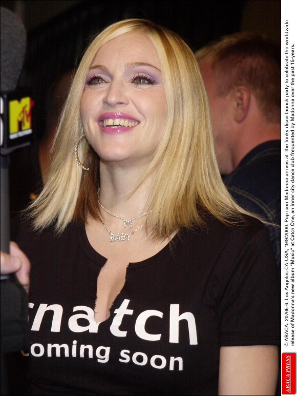 Madonna à Los Angeles en septembre 2000.