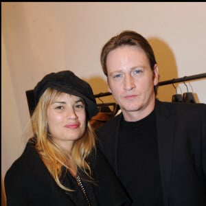 Nikita Lespinasse et Benoît Magimel - Inauguration de la boutique Gérard Darel à Paris.