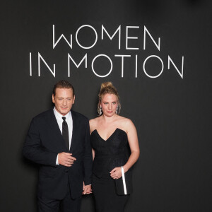 Benoît Magimel et sa femme Margot Pelletier - Photocall de la soirée Kering "Women In Motion" lors du 74e Festival de Cannes, le 11 juillet 2021. © Jacovides-Borde-Moreau/Bestimage