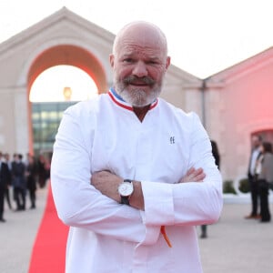 Le Chef Philippe Etchebest aux Chais Monnet en marge de la cérémonie de remise des prix du Guide Rouge Michelin 2022 à Cognac le 22 mars 2022. © Jean-Marc Lhomer / Bestimage