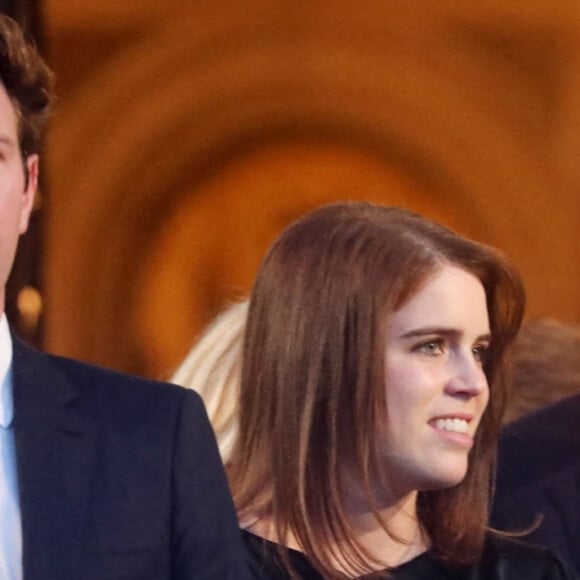 La princesse Eugenie et son mari Jack Brooksbank - Mariage du prince Phílippos de Grèce et de Nina Flohr à Athènes le 23 octobre 2021.