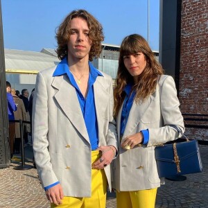 Lou Doillon et son fils Marlowe Mitchell à Milan, en février 2020. @ Instagram / Marlowe Mitchell