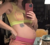 Lou Doillon a fait sa première apparition officielle depuis l'annonce de sa grossesse. Story Instagram du 24 mars 2022.