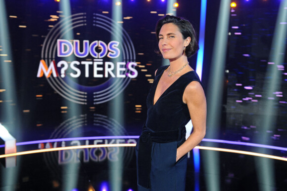 Alessandra Sublet - Enregistrement de l'émission "Duos Mystères" à la Seine Musicale à Paris, qui sera diffusée le 26 février sur TF1. Le 2 février 2021