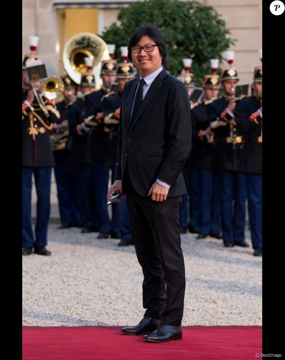 Jean-Vincent Placé - Le président de la République française et sa femme la Première reçoivent le président de la République de Corée du Sud et sa femme pour un diner d'Etat au palais de l'Elysée à Paris, France, le 15 octobre 2018. © Cyril Moreau