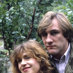 En France, à Paris, rendez-vous avec Gérard DEPARDIEU et sa femme Elisabeth à leur domicile. Octobre 1984 © Michel Ristroph via Bestimage 