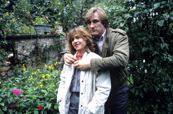 En France, à Paris, rendez-vous avec Gérard DEPARDIEU et sa femme Elisabeth à leur domicile. Octobre 1984 © Michel Ristroph via Bestimage 