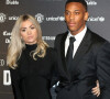 Anthony Martial et sa compagne Mélanie Da Cruz lors du dîner de gala "United For Unicef" à Manchester. 