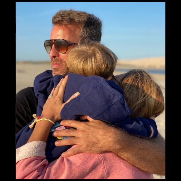 Shirley Bousquet, son compagnon Charles-Henri Watine et leur fils Soren. Instagram. Le 1er septembre 2020.