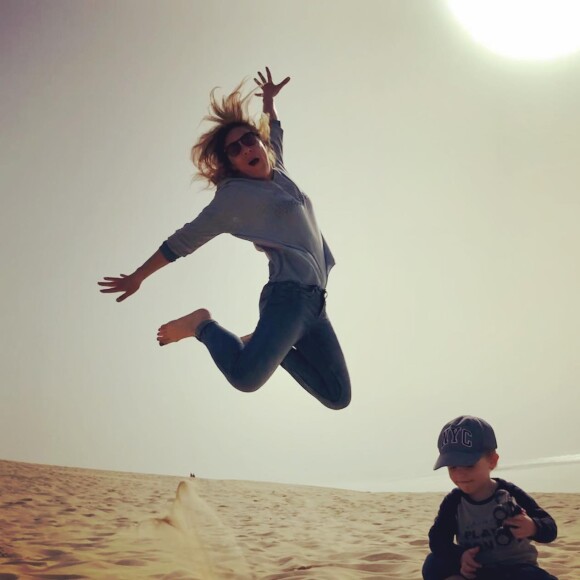 Shirley Bousquet et son fils sur Instagram. Le 30 mars 2021.