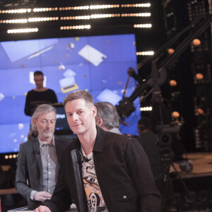 Exclusif - Touche Pas à Mon Poste sur C8 enregistrement le 31/01/2019 - Gilles Verdez (arriere plan), Matthieu Delormeau - Paris le 31 janvier 2019 ©j Jack Tribeca/Bestimage