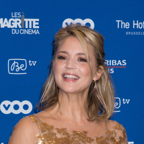 Virginie Efira - 7ème Cérémonie des Magritte du Cinéma, qui récompense le septième art belge, au Square, à Bruxelles. Photocall. A Bruxelles le 4 Février 2017 