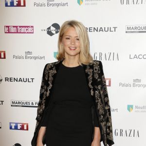 Virginie Efira - Photocall de la 24ème cérémonie des "Trophées du Film Français" au Palais Brongniart à Paris. Le 2 février 2017 