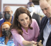 Le prince William et Kate Middleton en visite à Coral Vita à Grand Bahama. Le 26 mars 2022.