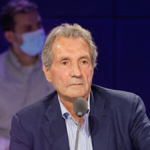 Jean-Jacques Bourdin - Conférence de presse de rentrée de BFMTV saison 2021/2022 à l'Altice Campus à Paris, France, le 25 août 2021.