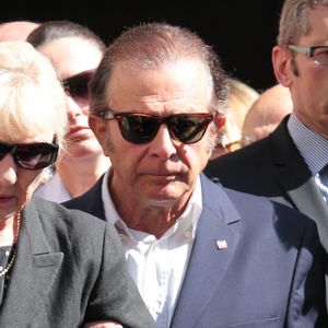 Maaïke Jansen et Roland Giraud - Obsèques de Patrick Guillemin en l'église de Saint-Roch à Paris