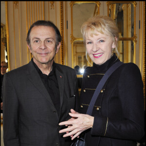 Maaïke Jansen et Roland Giraud - Déjeuner pour les nominations des Moières au ministère de la Culture à Paris
