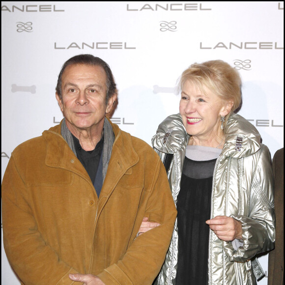 Maaïke Jansen et Roland Giraud - Bal de la truffe organisé par Lancel à l'hôtel Salomon de Rothschild à Paris