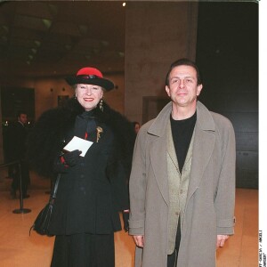 Roland Giraud et Maaïke Jansen - Défilé de mode Christian Dior Collection prêt-à-porter automne/hiver 1996-1997 à Paris