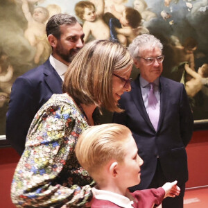 Le prince Charles et la reine Letizia d'Espagne - Inauguration de la galerie "The Spanish Art Gallery" à Bishop Auckland, Royaume Uni, le 5 avril 2022.