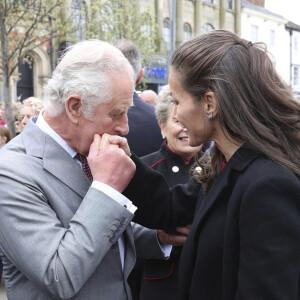 Le prince Charles et la reine Letizia d'Espagne - Inauguration de la galerie "The Spanish Art Gallery" à Bishop Auckland, Royaume Uni.