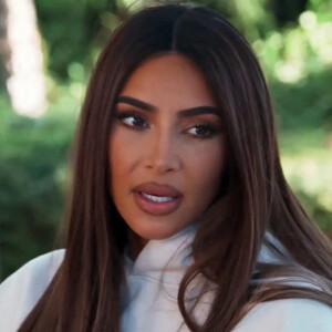 Kim lors de l'émission de téléréalité américaine L'Incroyable Famille Kardashian (KUWTK) 