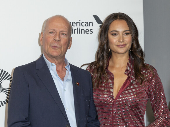 Bruce Willis et sa femme Emma Heming - Les célébrités lors de la première du film 'Brooklyn Affairs' à l'occasion de la 57ème édition du Festival du Film de New York, le 11 octobre 2019. 