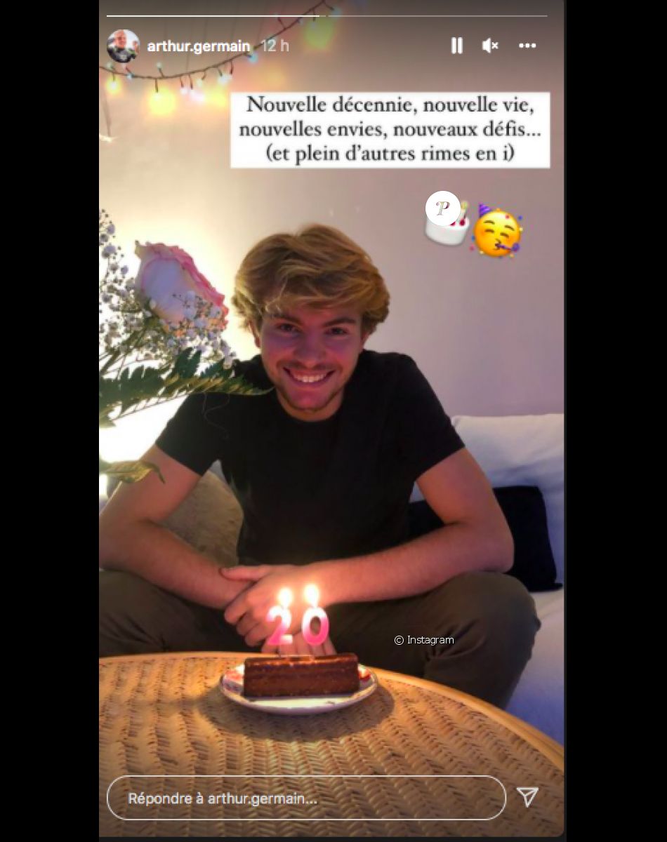 Story d'Arthur Germain pour son 20e anniversaire
