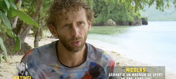 Nicolas - "Koh-Lanta, Le Totem maudit", septième épisode diffusé mardi 12 avril 2022 sur TF1.