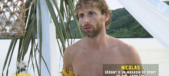 Nicolas - "Koh-Lanta, Le Totem maudit", septième épisode diffusé mardi 12 avril 2022 sur TF1.