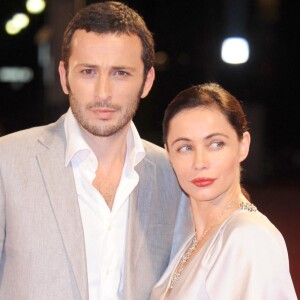 Michael Cohen et sa femme Emmanuelle Béart - Première du film "Vinyan" au Festival de Venise.