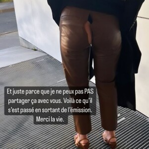 Chloé Jouannet a craqué son pantalon pendant une émission, elle dévoile le résultat
