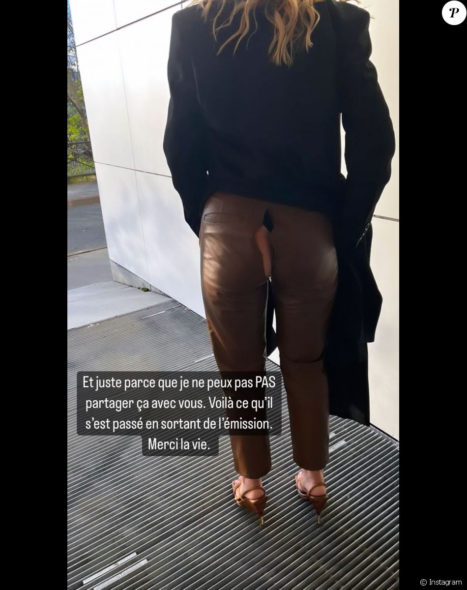 Chloé Jouannet a craqué son pantalon pendant une émission, elle dévoile le résultat