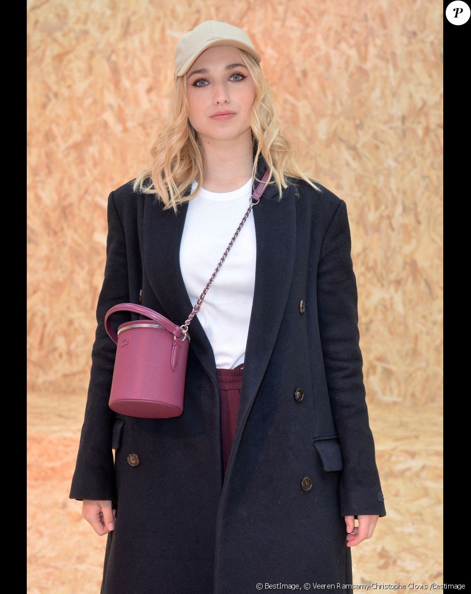 Chloé Jouannet - People au défilé "Lacoste" collection prêt-à-porter Automne/Hiver 2020-2021 lors de la Fashion Week à Paris, le 3 mars 2020. © Veeren Ramsamy-Christophe Clovis /Bestimage
