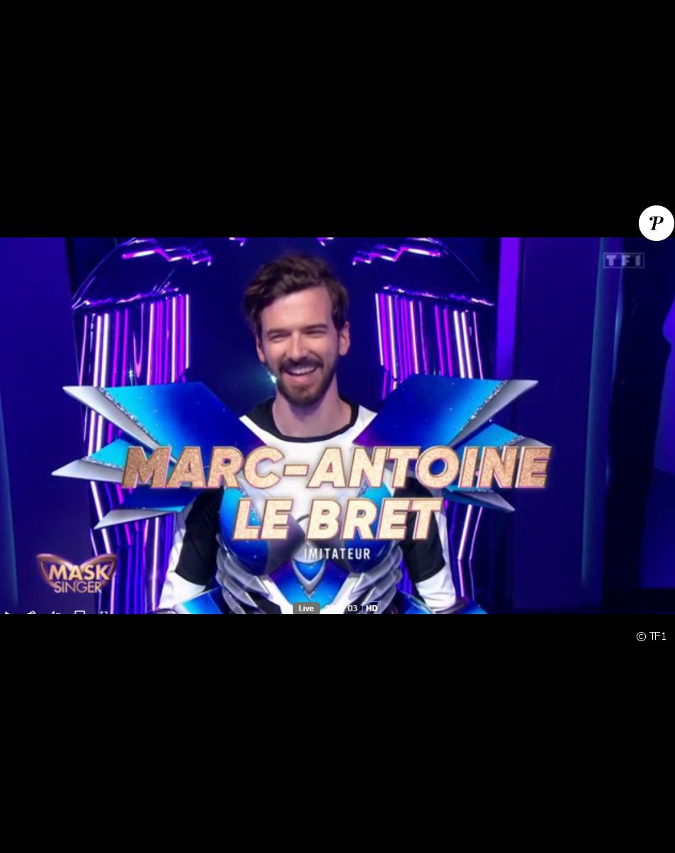 La Tigresse éliminée et démasquée dans la saison 3 de "Mask Singer". Il s'agissait de Marc-Antoine Le Bret.