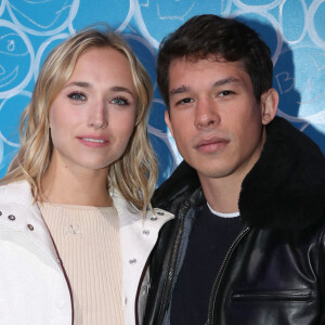 Chloé Jouannet et son compagnon Sandor Funtek - Soirée Ruinart au Palais de Tokyo pour le lancement de sa collaboration artistique avec l'artiste plasticien J. Hein.  © Bertrand Rindoff/Bestimage