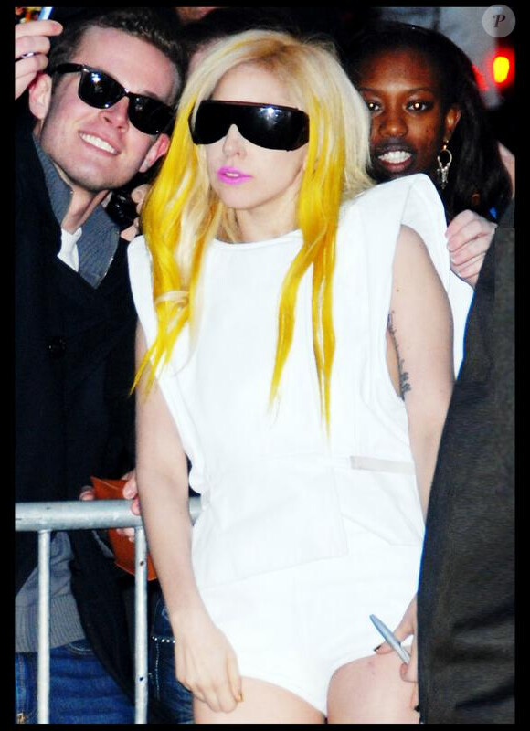 Lady Gaga à New York, le 21 janvier 2010 à New York