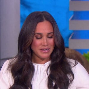 Meghan Markle sur le plateau de l'émission "The Ellen Show" à Los Angeles, le 17 novembre 2021. 