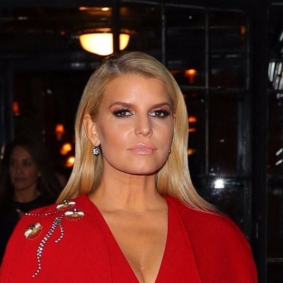 Jessica Simpson à la sortie de chez "Macy's" à New York, le 5 février 2020.